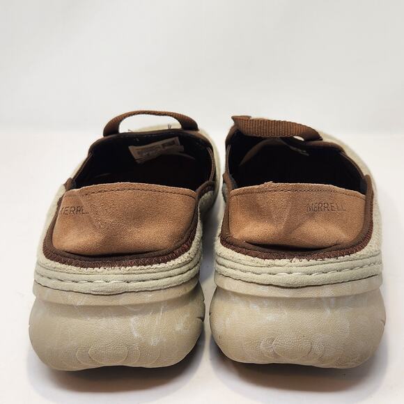 Merrell Womens Hut Moc Cozy II Tan Fuzzy Loafers Slip On Size 11 Indoor Outdoor - Picture 6 of 8